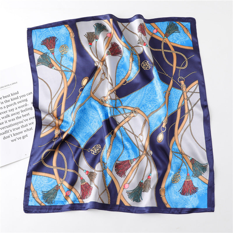 Women's New Small Square Retro Cashew Professional Scarf Women's New Small Square Retro Cashew Professional Scarf